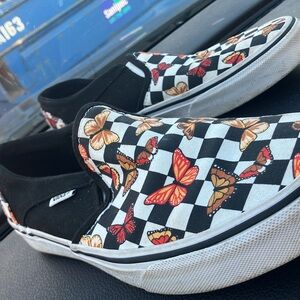 Vans Black and White Checkerboard Sneakers